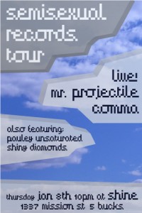 Semisexual Label Tour in SF!